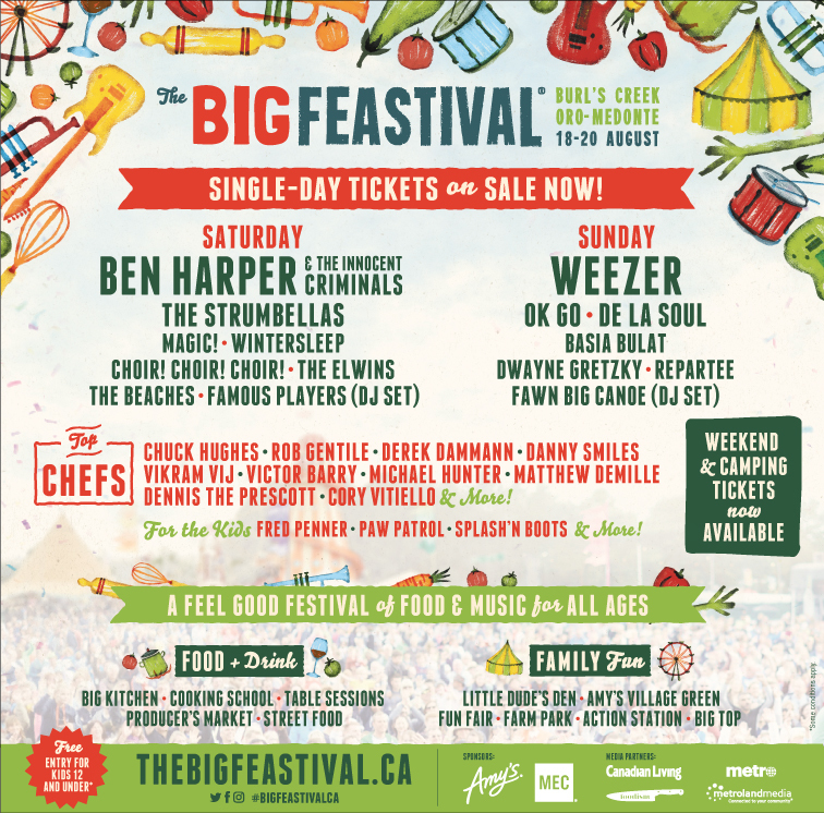 [Event] The Big Feastival Comes to Canada on August 18-20th, 2017 ...