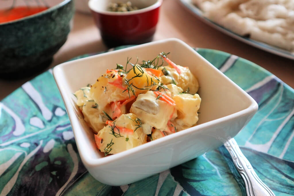 Creamy Dill Potato Salad Recipe - Mary's Happy Belly